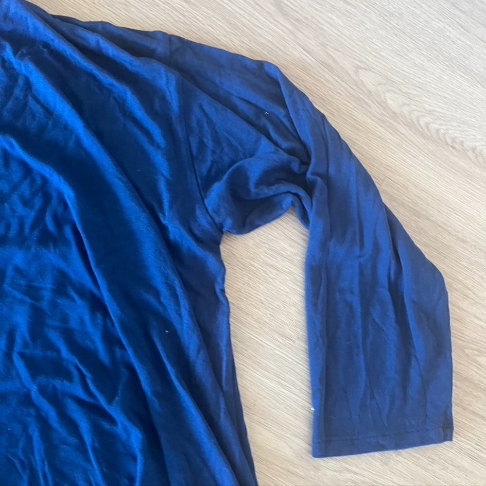Athleta cloudlight long sleeved shirt Navy Blue 2X - Picture 4 of 9